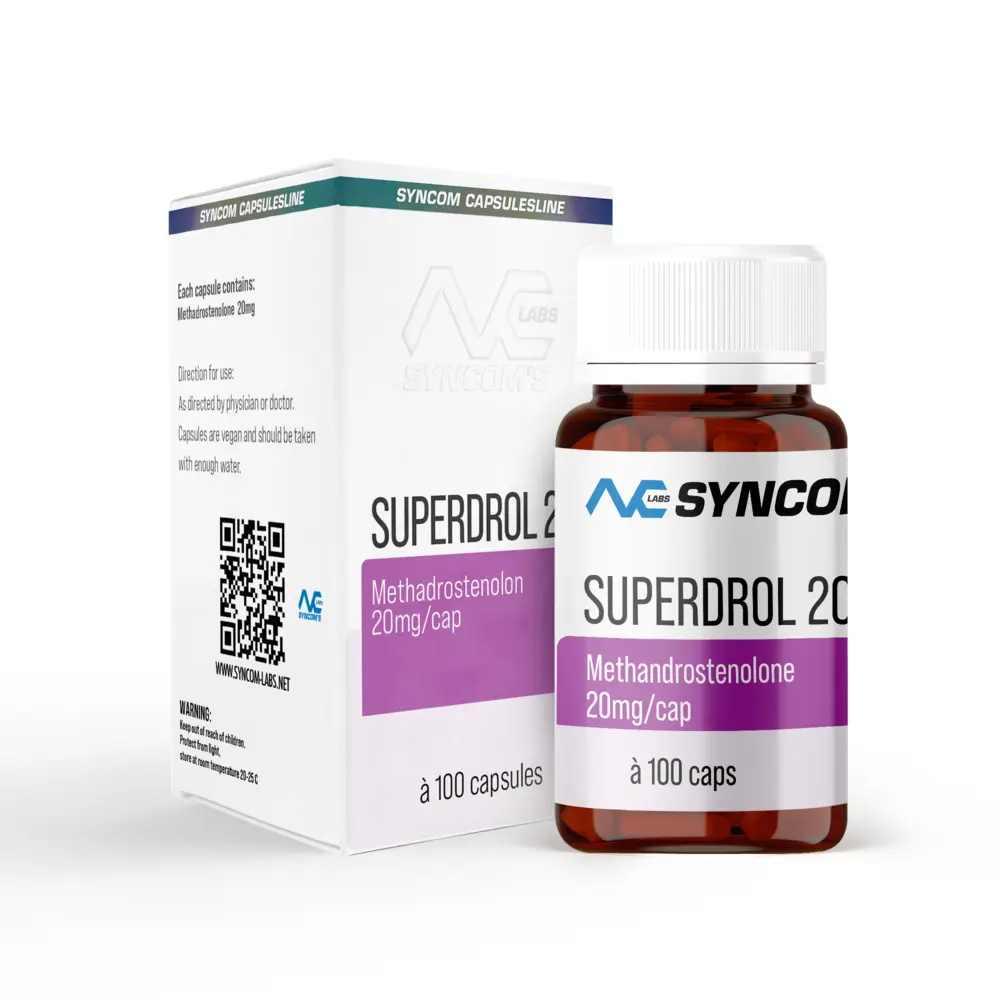 Superdrol – Methasterone [20mg/100caps] | Syncom Labs