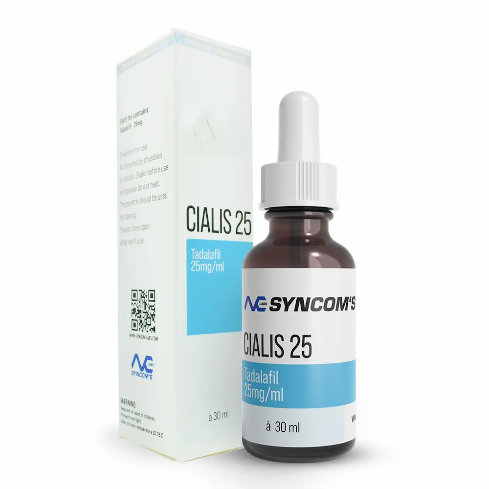 Cialis – Tadalafil Liquid [25mg/30ml] | Syncom Labs