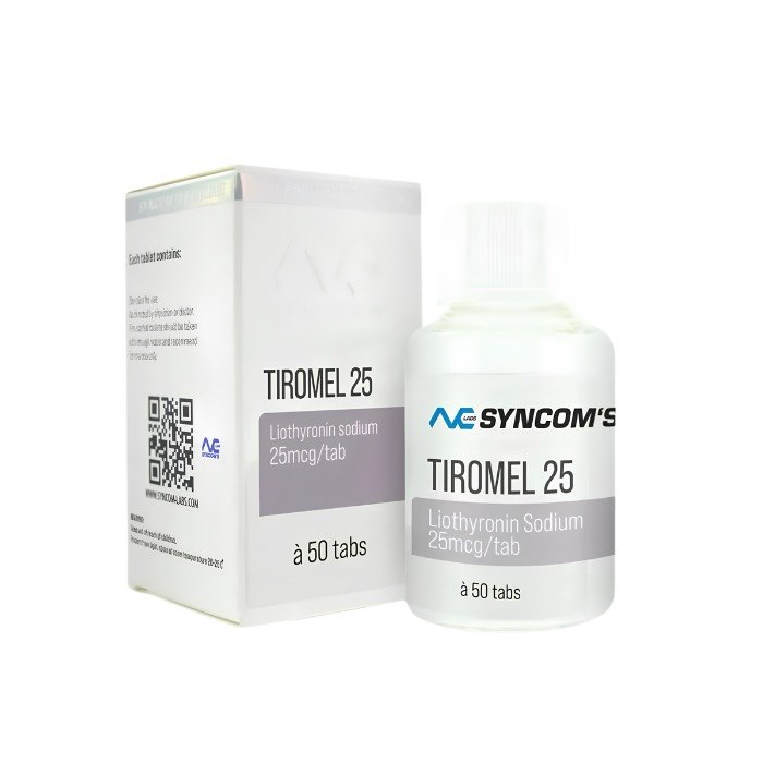 T3 – Tiromel [25mcg/50tabs] | Syncom Labs