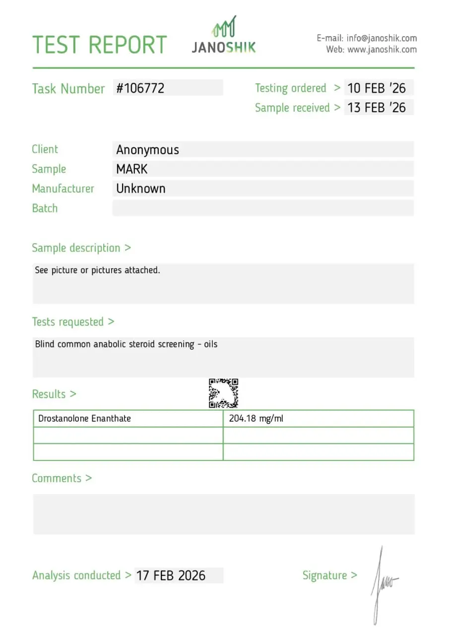 Drostanolone-E 200 – Pharmaqo Labs