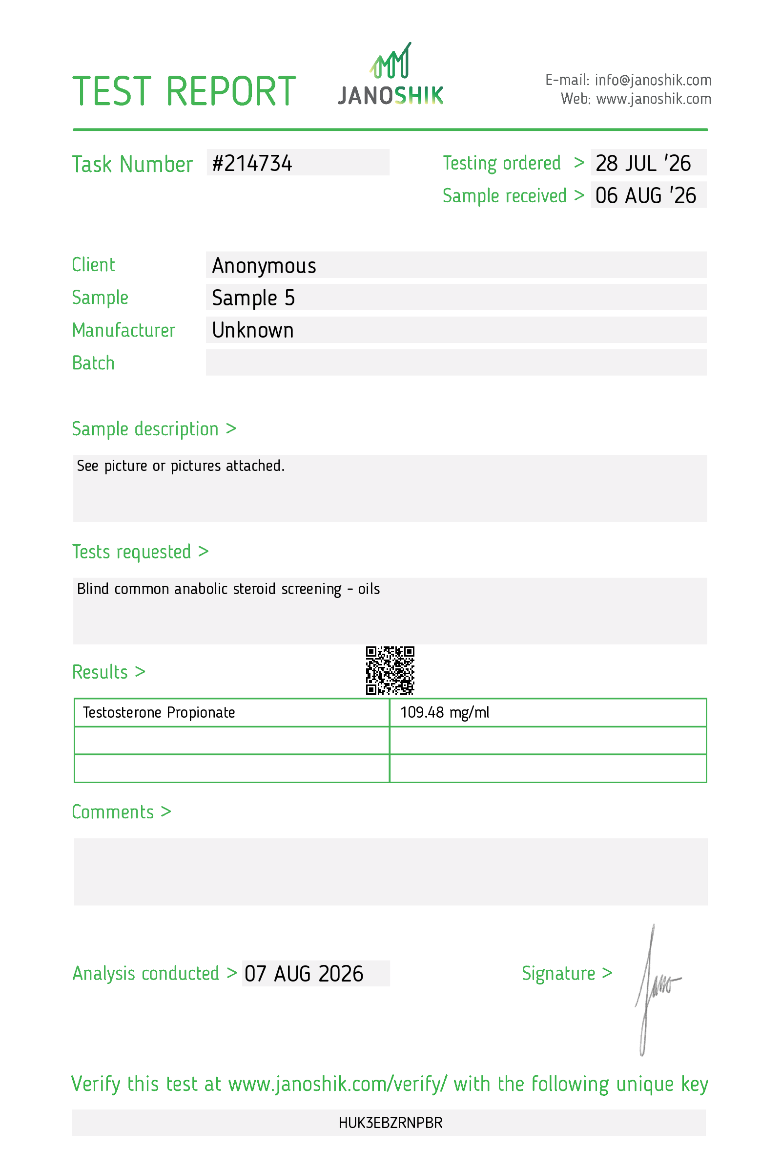 Testosterone Propionate 100 – Proper Labs