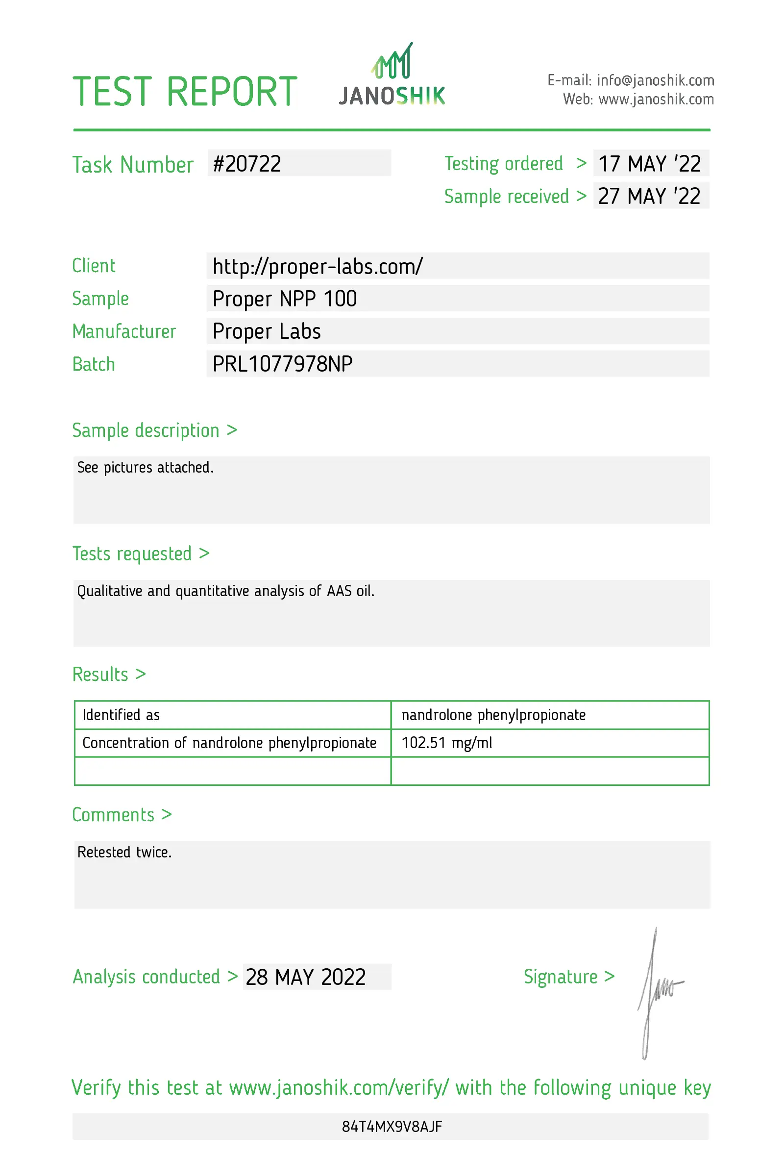 NPP 100 – Proper Labs