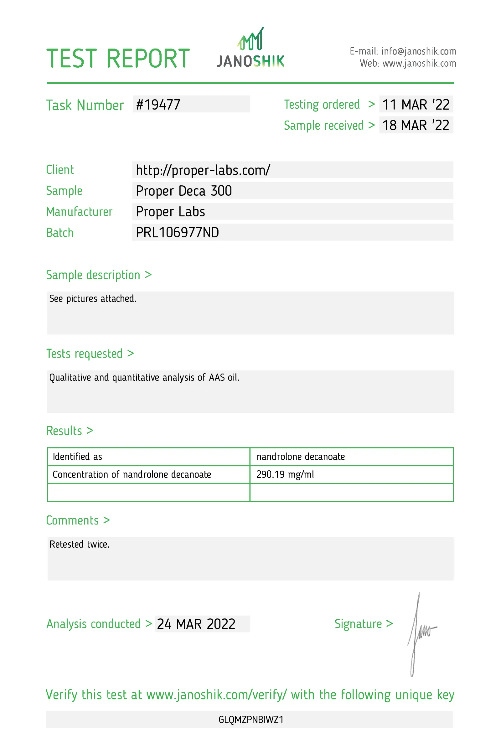 Nandrolone Decanoate 300 – Proper Labs
