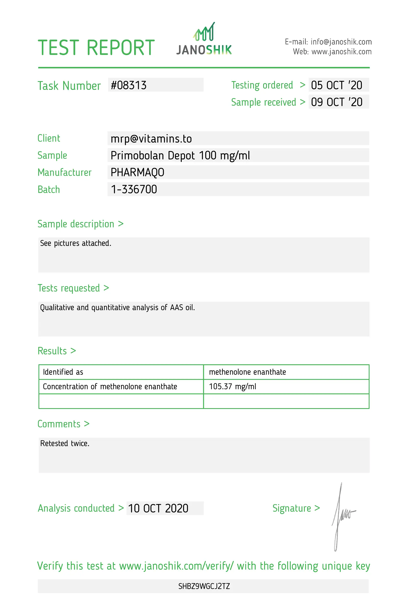 Primobolan Depot – Pharmaqo Labs