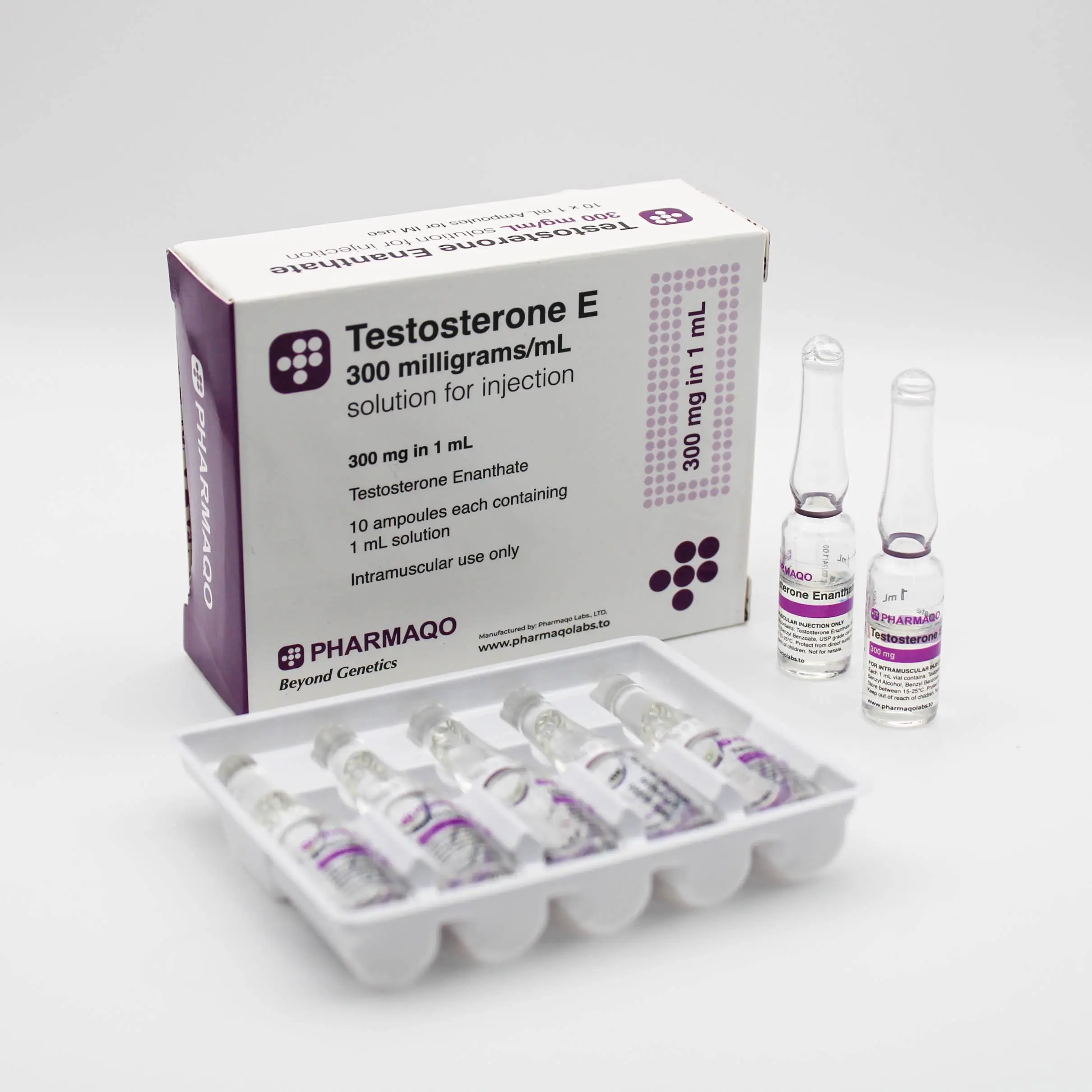 Testosterone E 300mg – PharmaQo Labs [Amps]