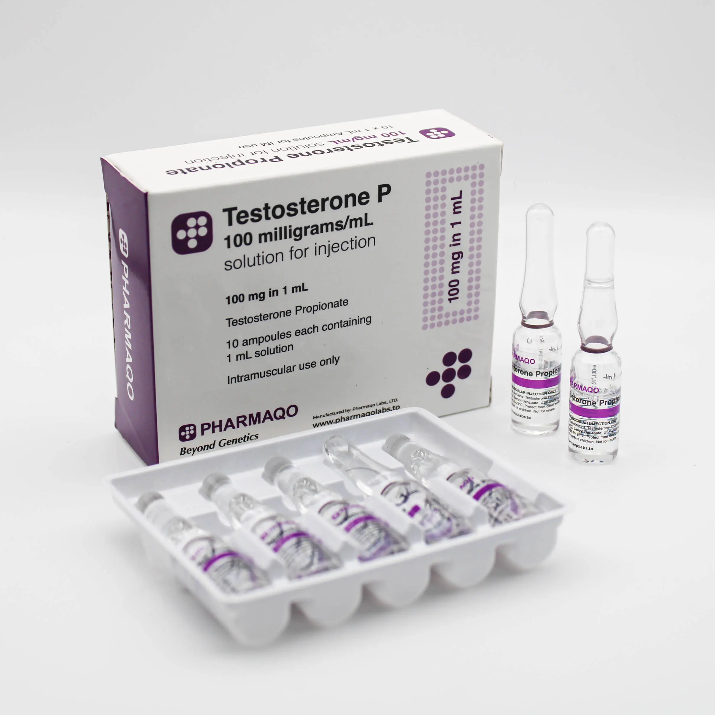 Testosterone Propionate 100mg – PharmaQo Labs [Amps]