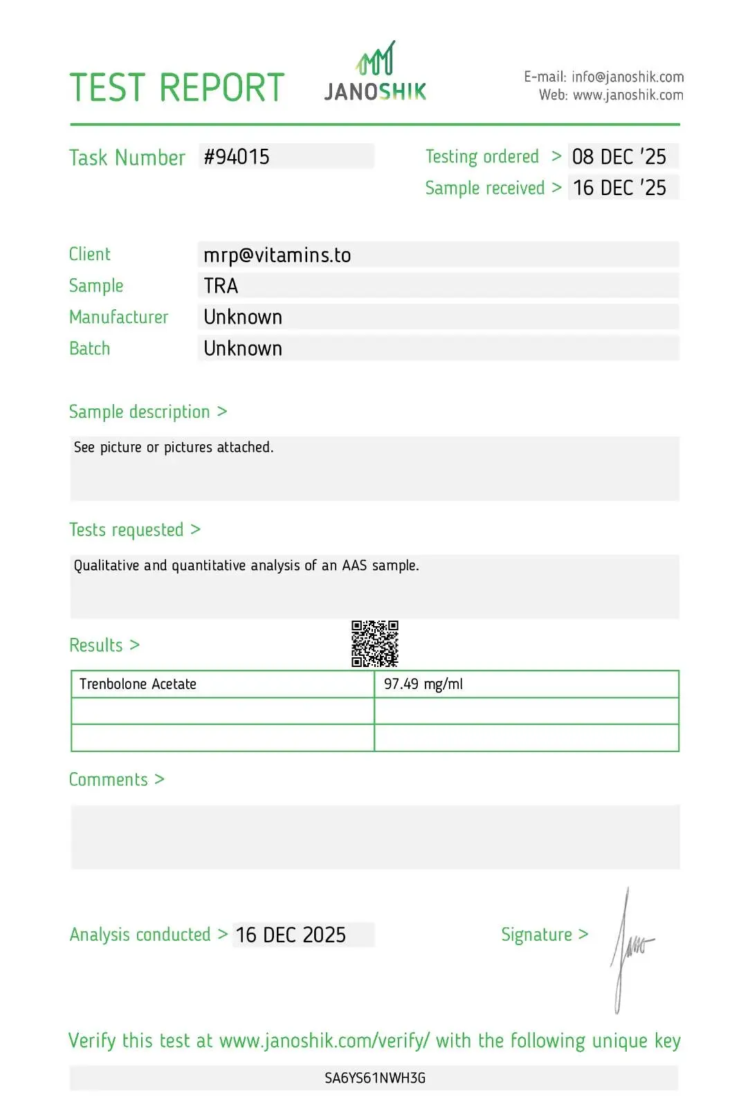 Trenabolone Ace. – Pharmaqo Labs