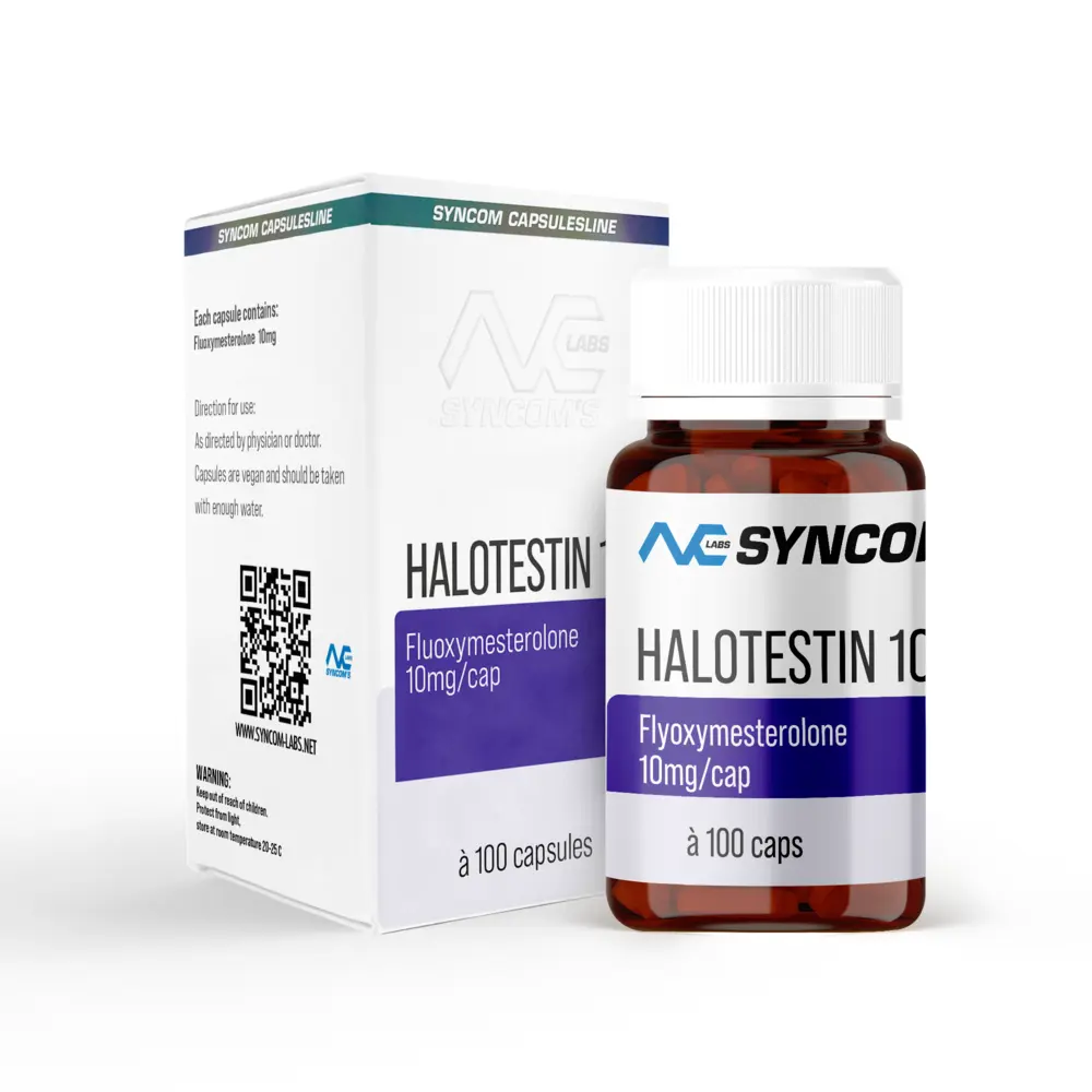 Halotestin Fluoxymesterone [10mg/100caps] | Syncom Labs