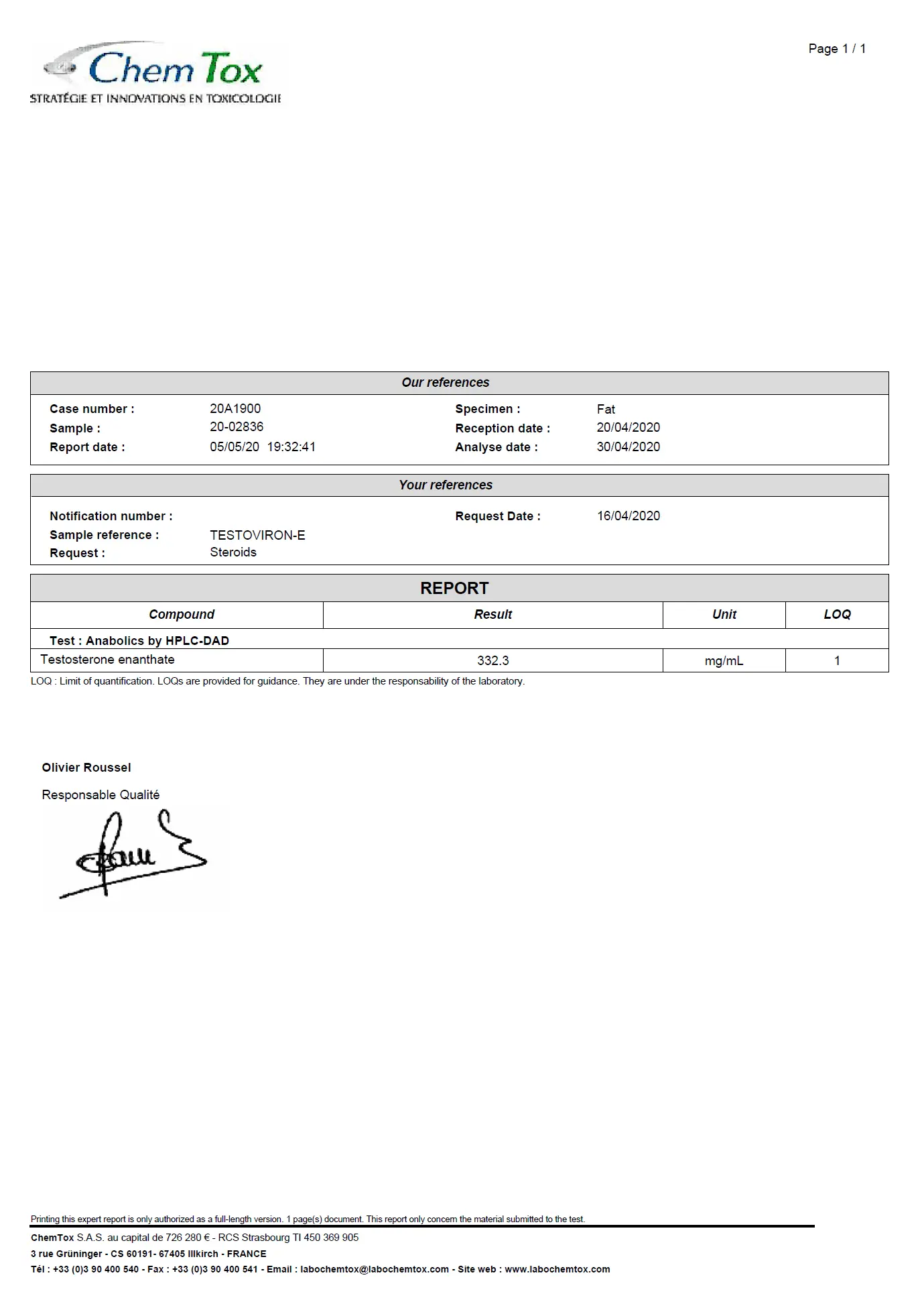 Testosterone-E 300 – Pharmaqo Labs
