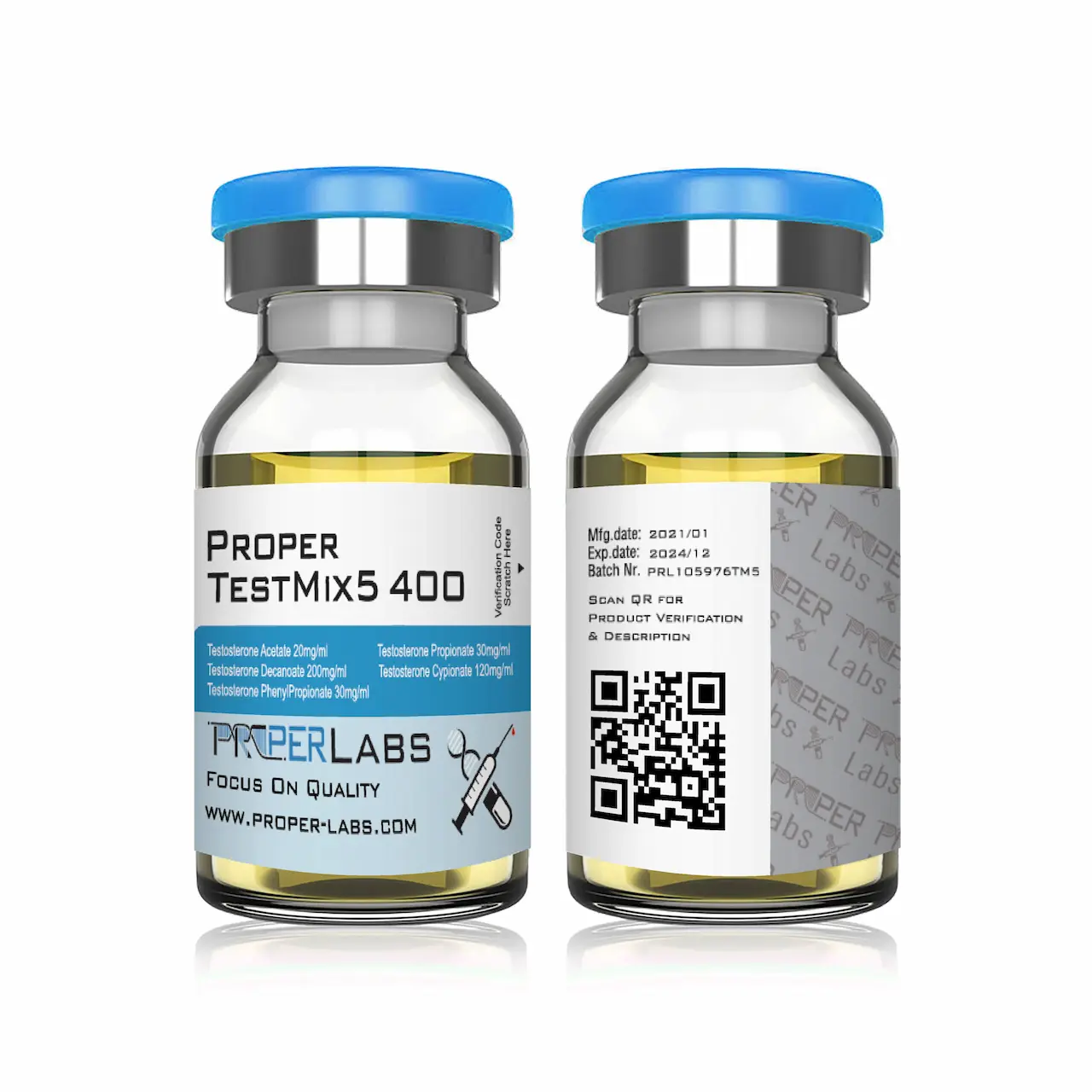Testosterone Mix5 400 – Proper Labs