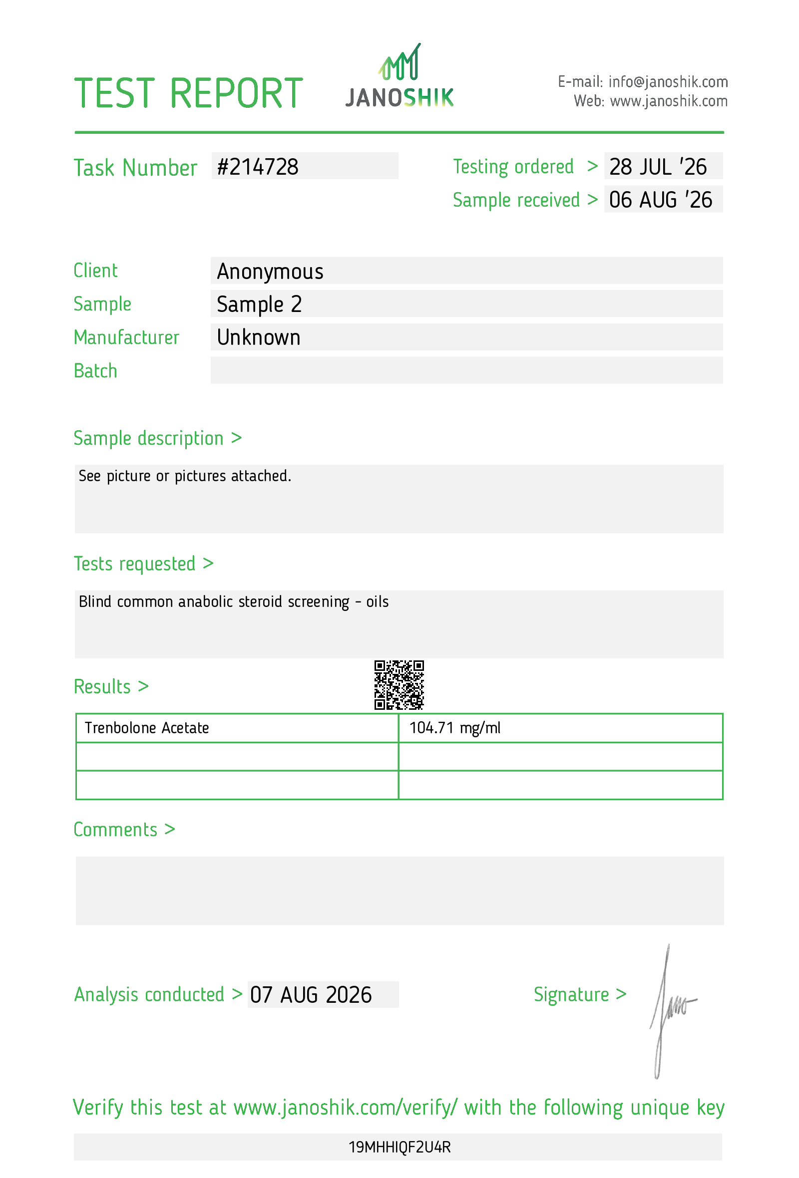 Trenbolone Acetate 100 – Proper Labs