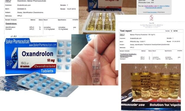 Laboraty Test Results for Anabolic steroids in our UK shop!