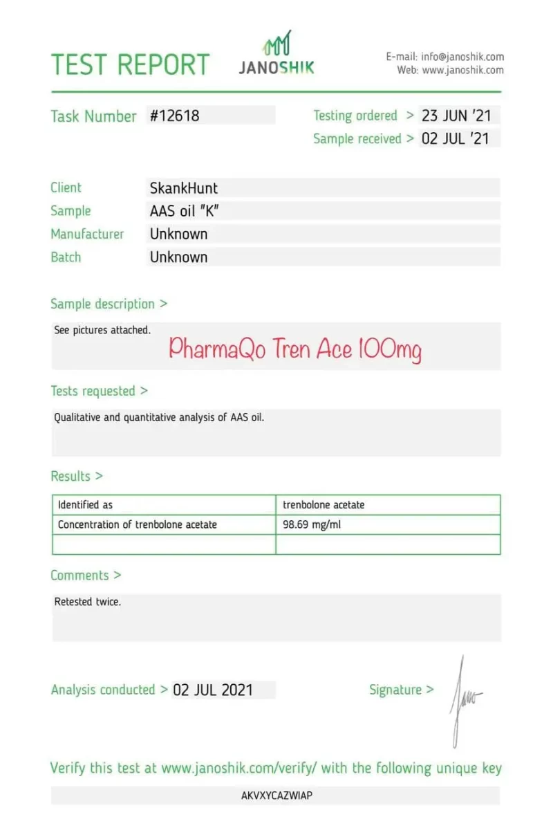 Pharmaqo Trenbolone Acetate 98.68mg