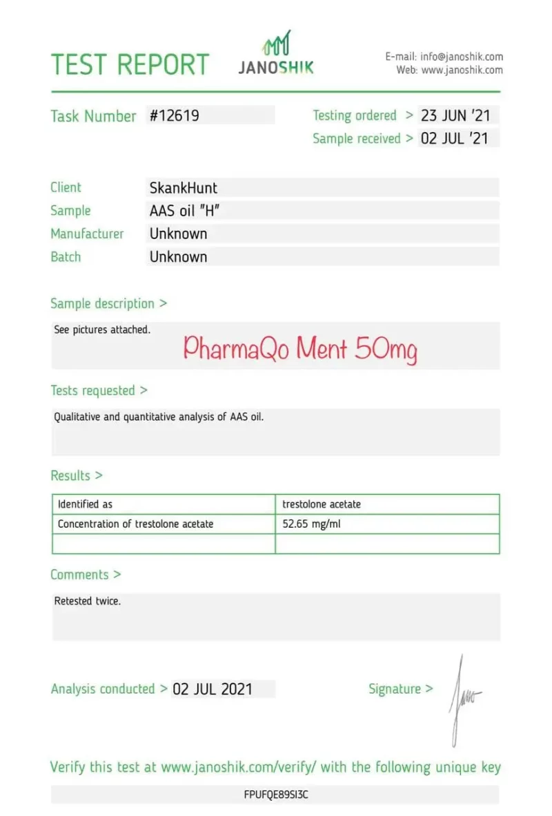 Pharmaqo Ment 50 52.65mg