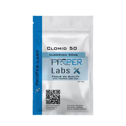 Clomid - Clomiphene Citrate Tablets Proper Labs brand.