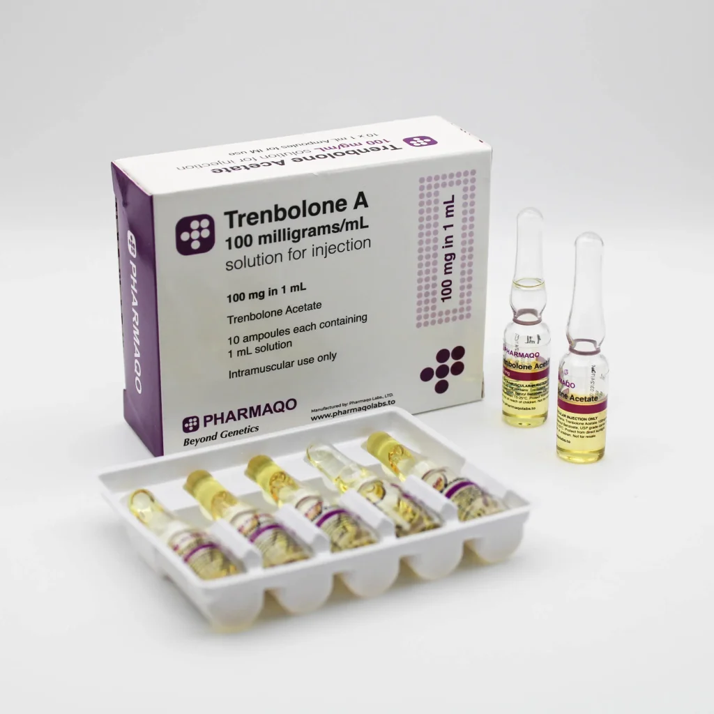 Tren A - Trenbolone Acetate Ampoules 100mg - PharmaQo Labs - Tren Ace Amps