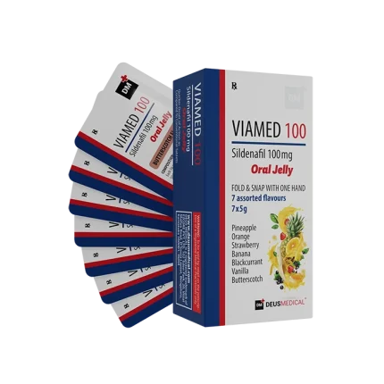 VIAMED 100 (Sildenafil Citrate) Oral Jelly Deus medical